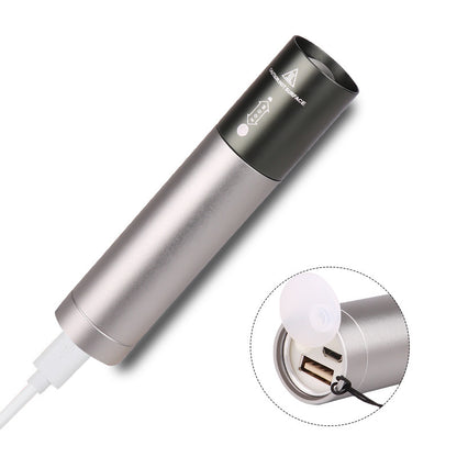 USB rechargeable emergency flashlight
