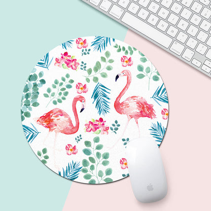 Round Mouse Pad Cartoon Creative Small Rubber Mouse Pad Office Game Mouse Pad
