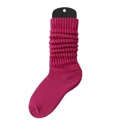 Lazy Bunching Socks European And American Extra Thick Fluffy Loop