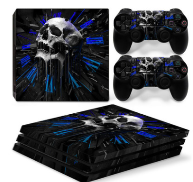 0131-0155 PS4 Pro game machine host Sticker Anti scraping geometric pattern sticker