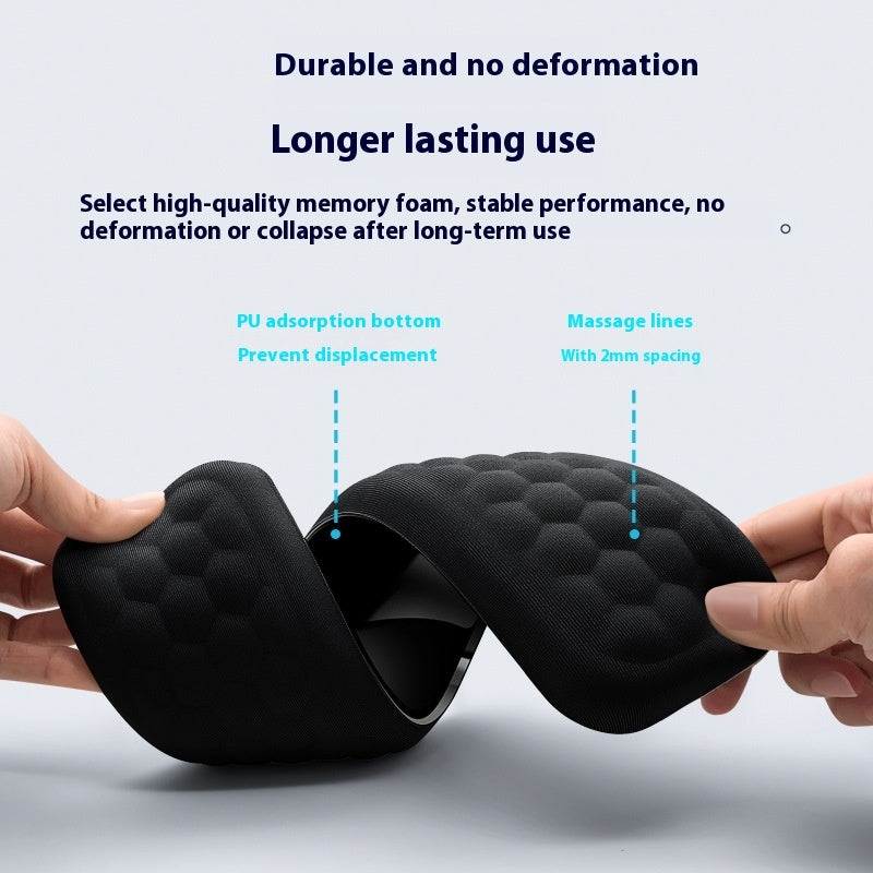 Mouse Memory Foam Wrist Pad for Ergonomic Comfort and Support