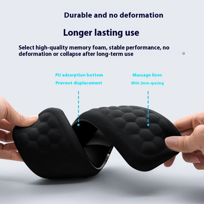 Mouse Memory Foam Wrist Pad for Ergonomic Comfort and Support