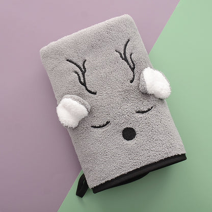 High Density Coral Fleece Absorbent Cute Bath Towel