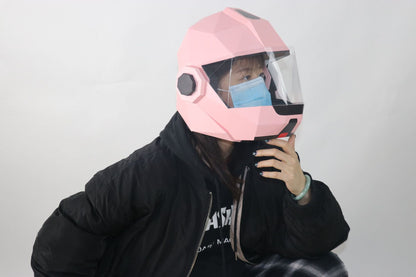 Almighty Guardian Mask Headgear Paper Molded Protective Cover