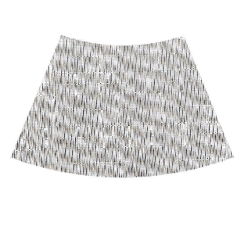 Round Table Fan-shaped Pvc Placemat Heat Insulation