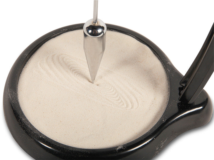 Gravity sand swing sand table