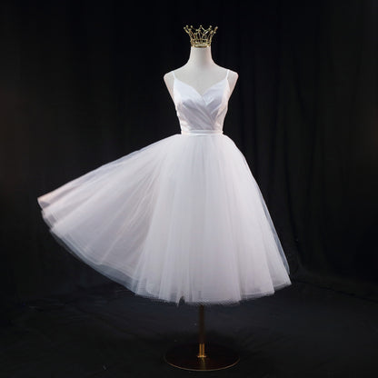 Slim Fit And Fashionable Strap Travel Photography Light Wedding Dress