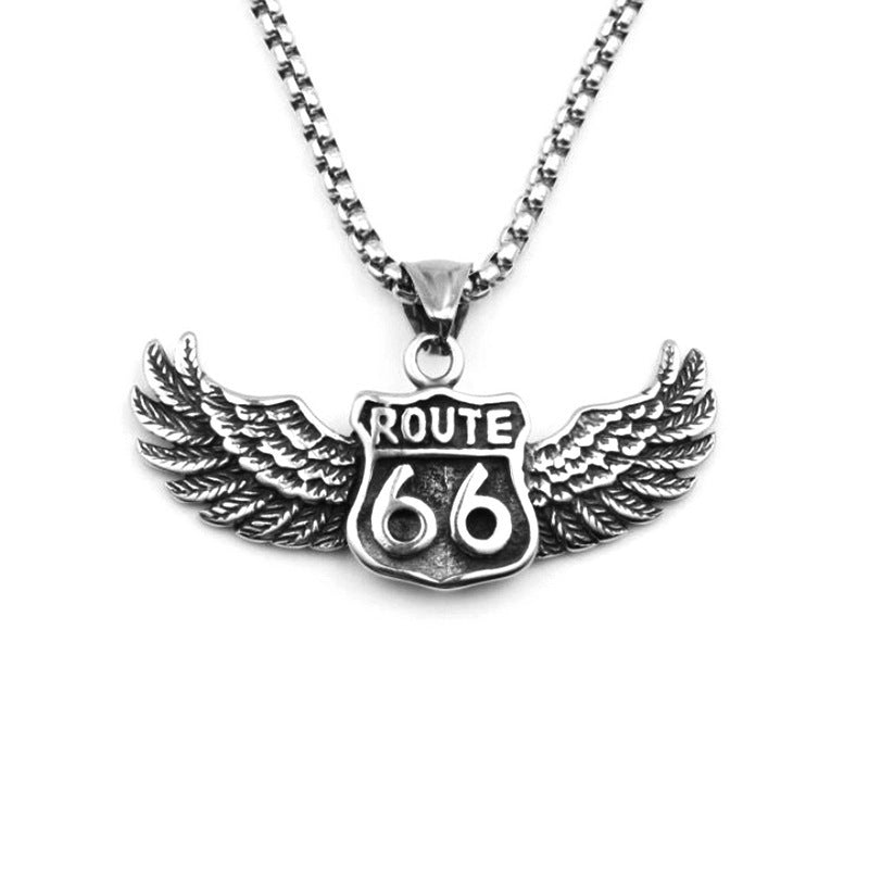 Chain 66 road necklace