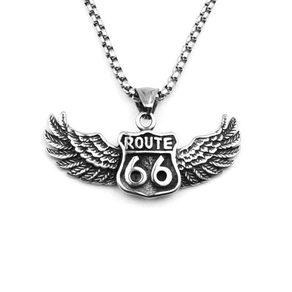 Chain 66 road necklace