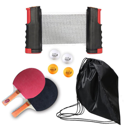 Portable table tennis racket