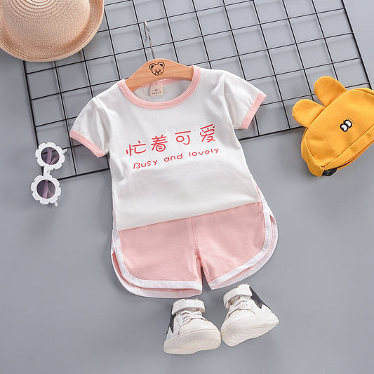 New Boy's Summer Suit Short Sleeve Shorts