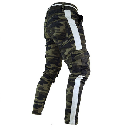 Men's jeans trend camouflage pants
