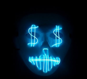 LED US dollar party mask