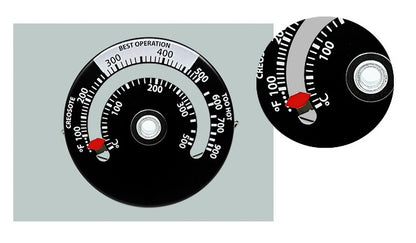 Fireplace thermometer