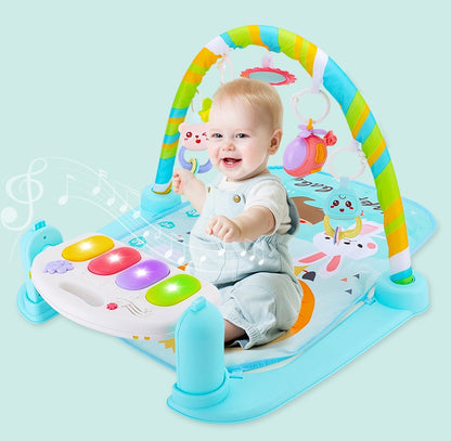 Baby pedal piano music fitness frame baby fitness blanket