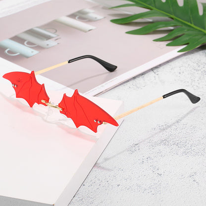 Bat shape personalized glasses