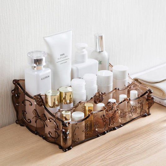 Huadiao Desktop Cosmetic Storage Box Dressing Table