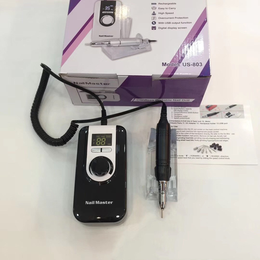 Portable rechargeable nail polisher