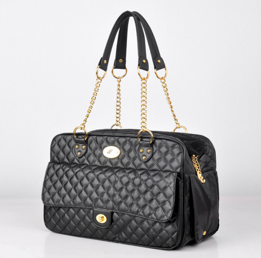 Pet Bag Pu Press Checker Cat Backpack Out Portable Travel Bag Dog Bag Cat Bag Pet Products Wholesale