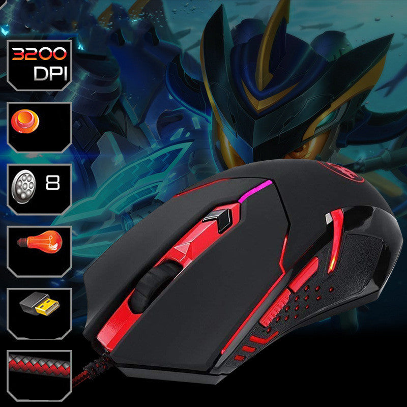 USB wired optical mouse