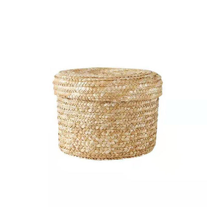 Hand-woven seaweed gift box with hand