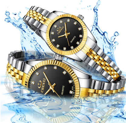 Quartz watch couple table