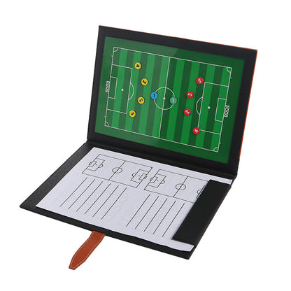 Football Tactics Board Plug-in PU Leather Cover Referee Teaching Board
