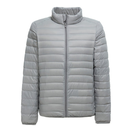 Lightweight Down Jacket Men's Stand Collar Plus Size
