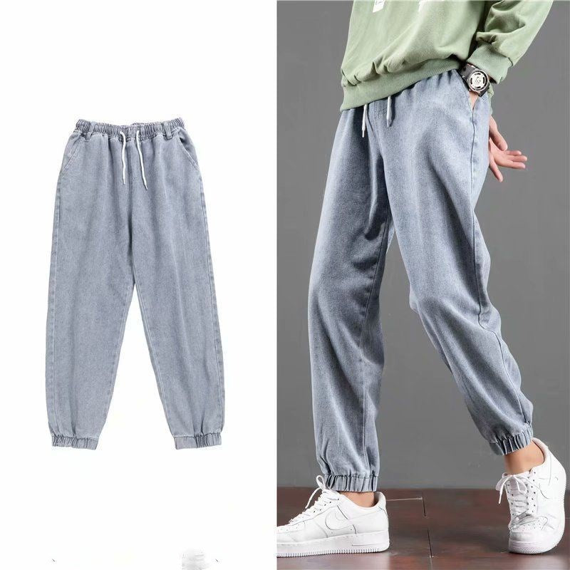 Jeans men's trendy brand loose