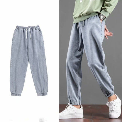 Jeans men's trendy brand loose