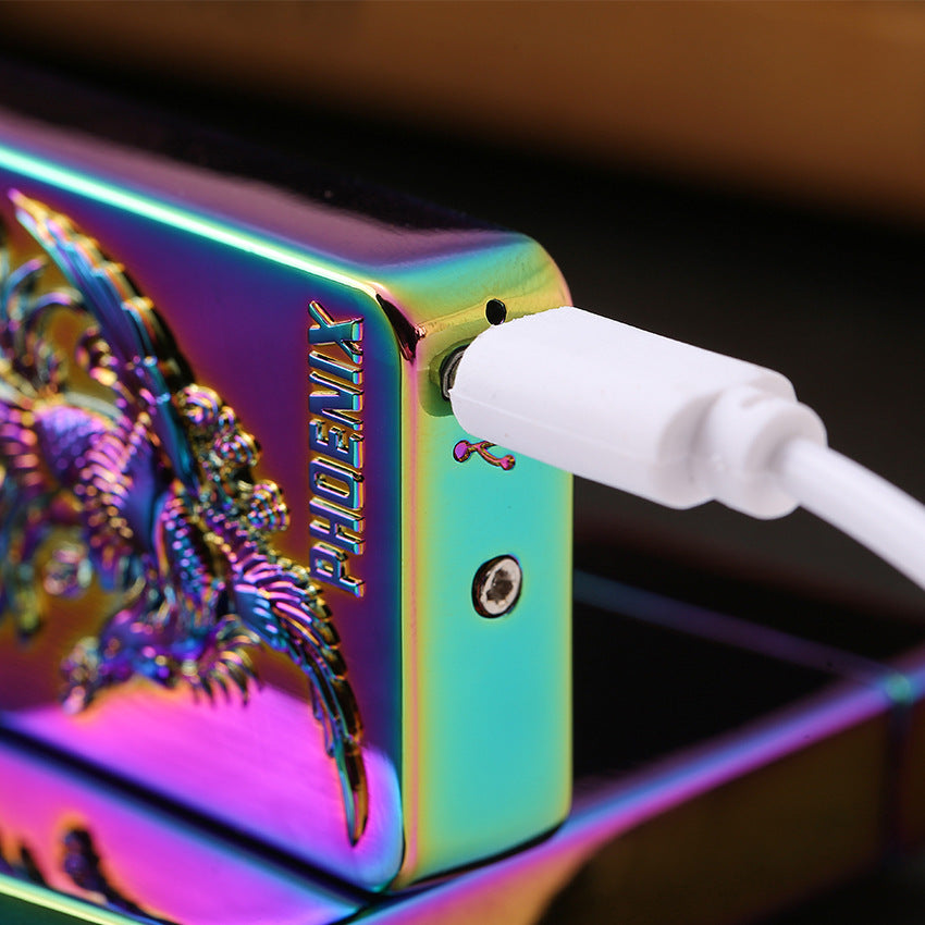 Stereo Relief USB Rechargeable Lighter