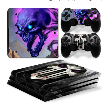 0131-0155 PS4 Pro game machine host Sticker Anti scraping geometric pattern sticker