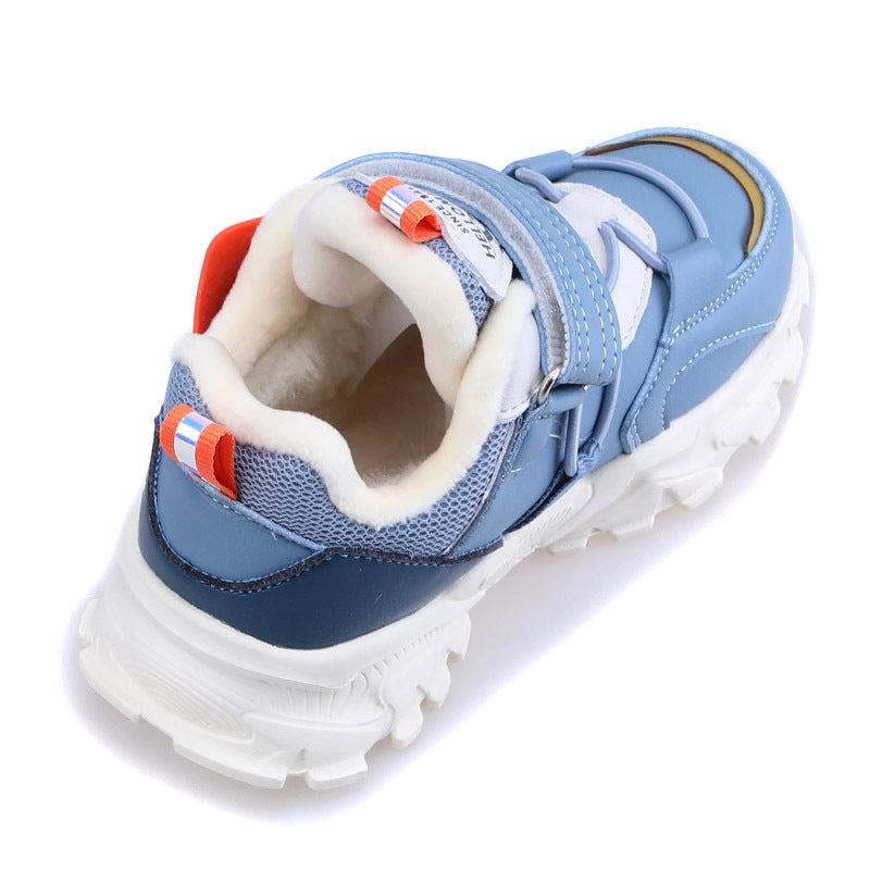 Warm men's and women's sports shoes children's shoes