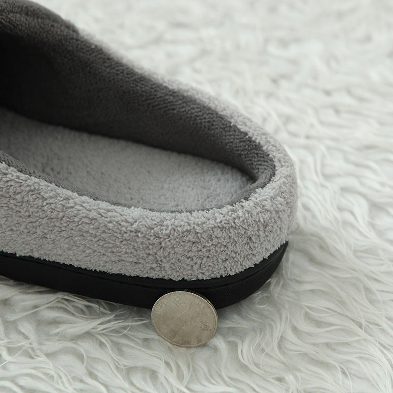 Men's Slippers Winter Non-slip Indoor Shoe Cover Slippers Waterproof Table Can Wear Home Shoes