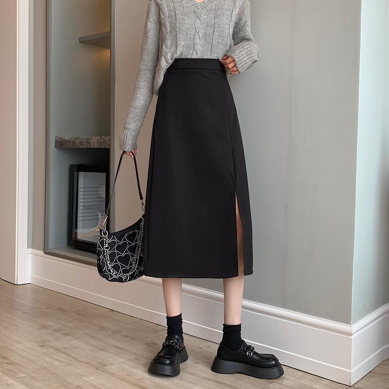 Plus Size Women's Black Skirt Women's High Waist