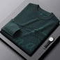 Men's Jacquard Loose Plus Size Wool Sweater