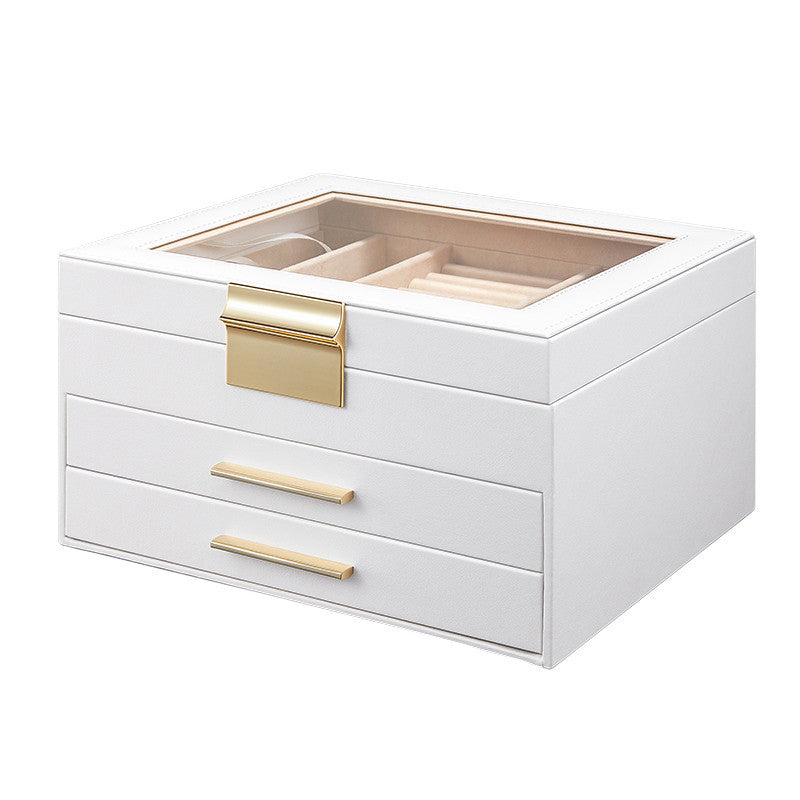 Drawer Type Jewelry  Large Capacity Storage Box Ring