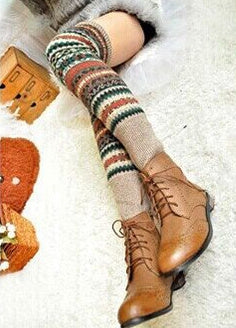 Autumn Winter Bohemian Thickened Woolen Socks