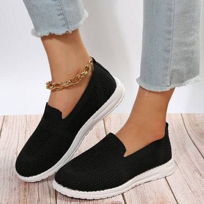 Women's Mesh Shoes Breathable Slip On Lazy Shoes Loafers Women