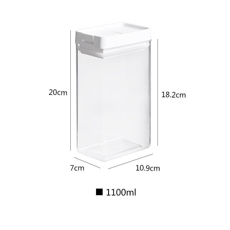 Kitchen Food Sealed Cans Plastic Large-capacity Moisture-proof Storage Box Whole Grain Storage Tank Dry Cargo Box