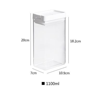Kitchen Food Sealed Cans Plastic Large-capacity Moisture-proof Storage Box Whole Grain Storage Tank Dry Cargo Box