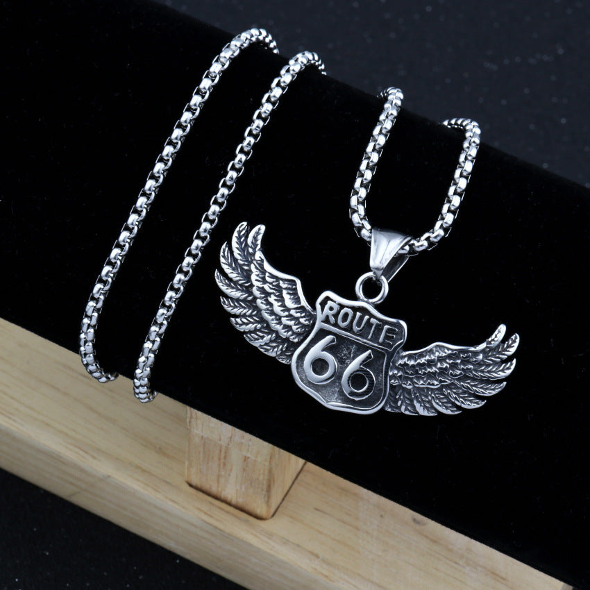 Chain 66 road necklace