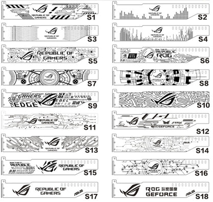 Colorful AURA Lamp Light Board RGB Graphics Card Holder Bracket