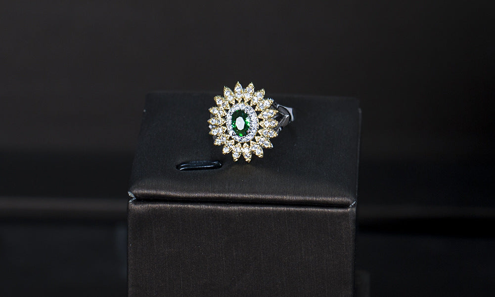 Four-piece zircon jewelry set - FLIPSTYLEZLLC