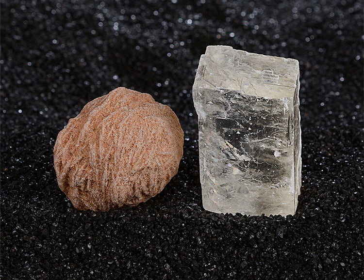 Natural crystal ore mineral gift box