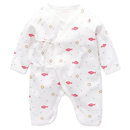 Newborn One-Piece Garment Spring Cotton-Padded Clothes Class A Clothing Bag Fart Suit