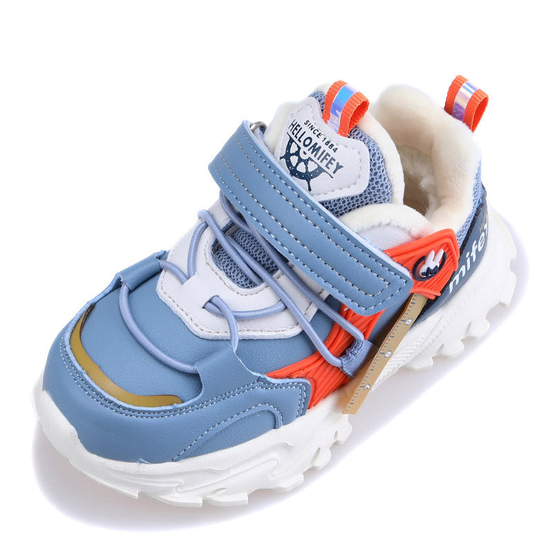 Warm men's and women's sports shoes children's shoes
