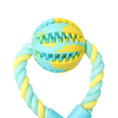 Stuffed with snacks leaking food bite-resistant rubber dog toy