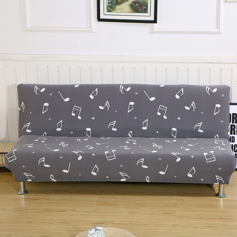 Fully surrounded one-piece sofa cover