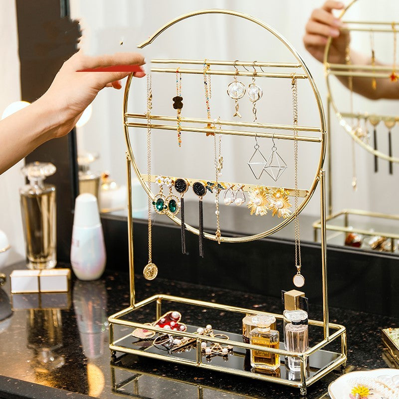 Creative screen jewelry holder jewelry storage shelf